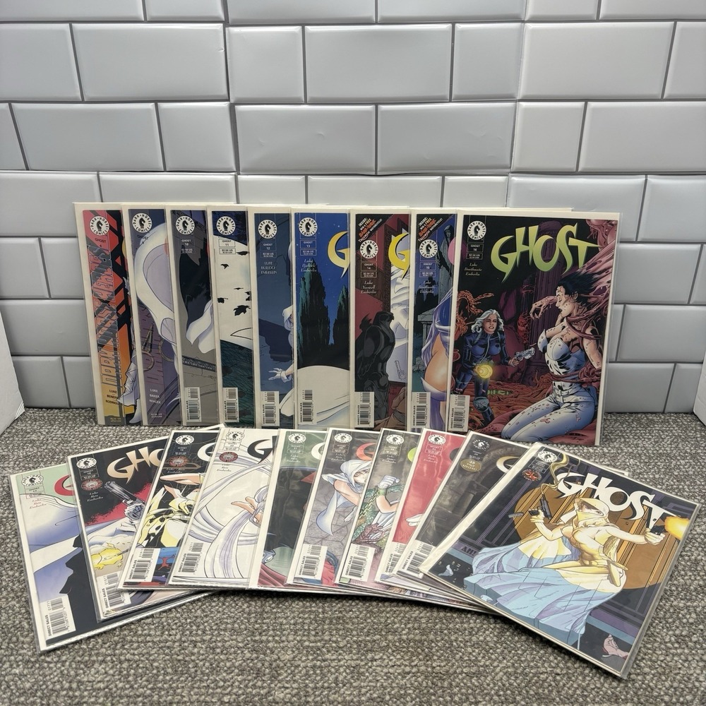 Ghost Dark Horse Comic Books Set Of 19 Various Numbers Exc Cond Fantasy Readers
